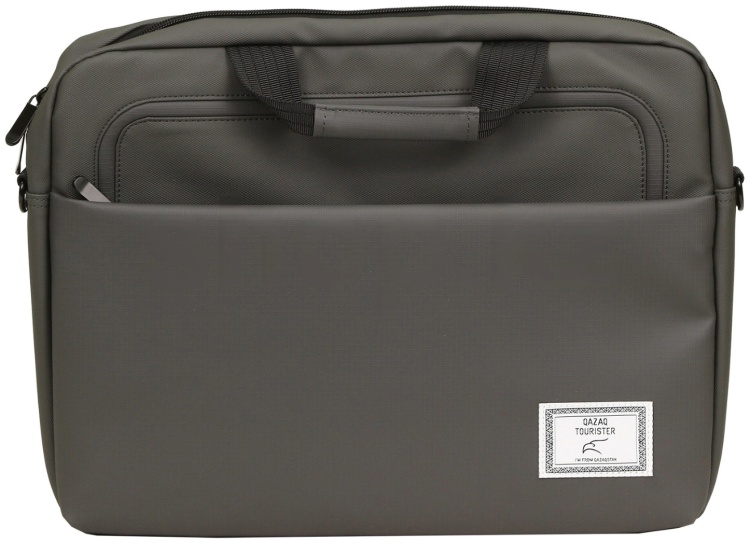 2 Сумка для ноутбука Qazaq Tourister QT-005, 15.6", Gray — изображение 1