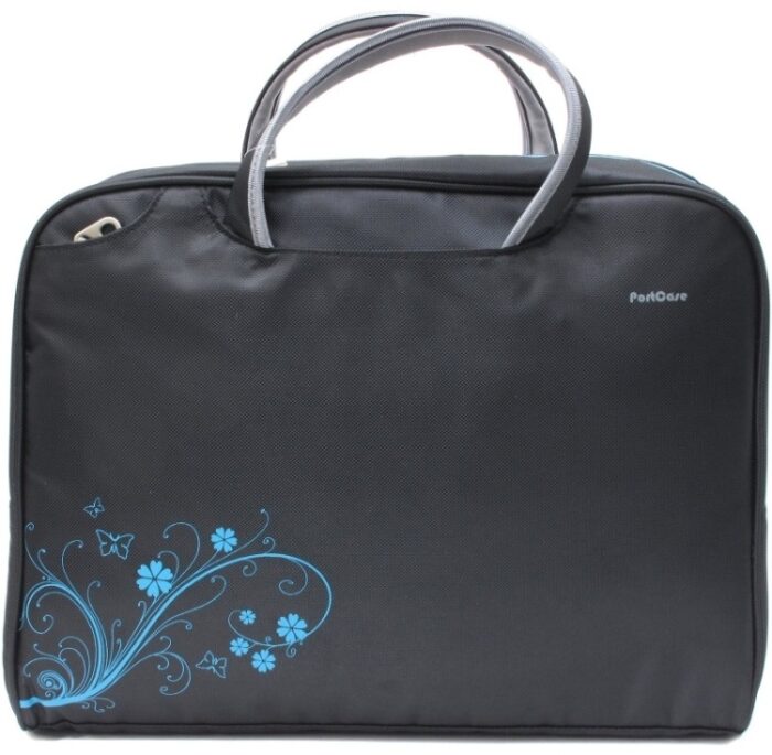 Сумка для ноутбука 15.6" Portcase KCB-50, Black/Blue, Нейлон/Полиэстер — изображение 1