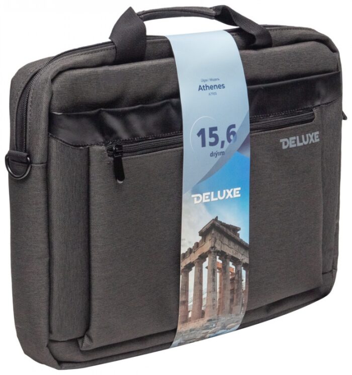 Сумка для ноутбука 15.6" Deluxe Athenes (A7955), Gray, полиэстер — изображение 1