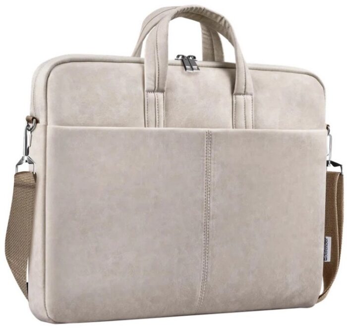 Сумка для ноутбука 15.6" Defender Solid, Beige, экокожа — изображение 1