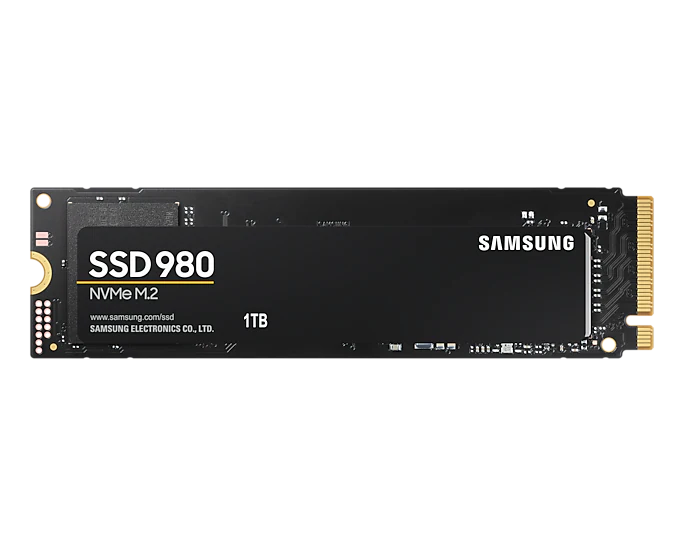 103 M2 1000GB SSD Samsung 980 NVMe M.2 2280 R3500Mb/s W3000MB/s MZ-V8V1T0BW — изображение 1