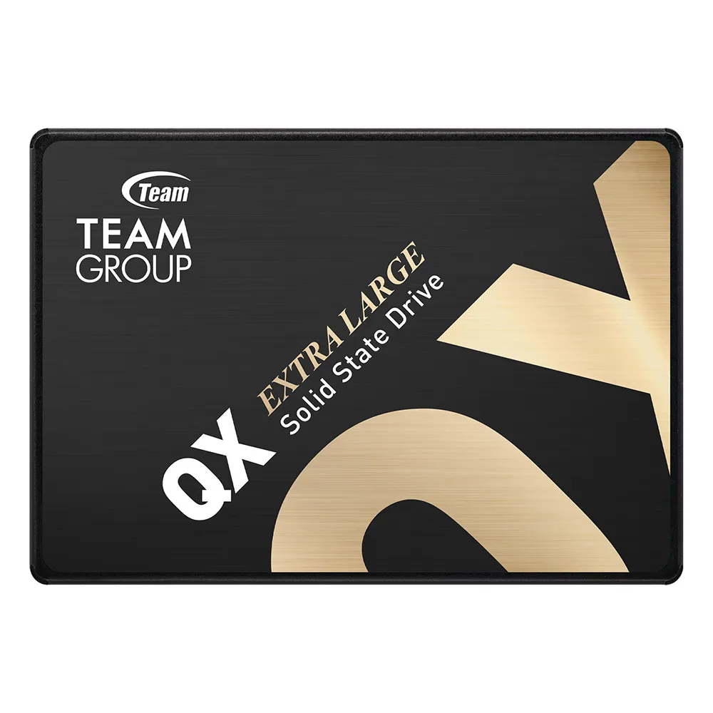 114 Твердотельный накопитель 4000GB SSD TeamGroup QX 2.5” SATA3, R540 MB/s, W490MB/s, 1000TBW, 3D QLC флэш, SLC кэширование T253X7004T0C101 — изображение 1