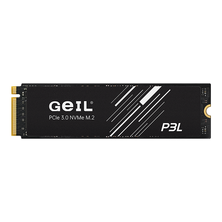 55 M2  512GB SSD GEIL P3L M.2 2280 PCIe Gen3x4 with NVMe 1.3, 3D NAND Flash, 3.3V, R2800MB/s, W1300MB/s P3LFD16I512D — изображение 1