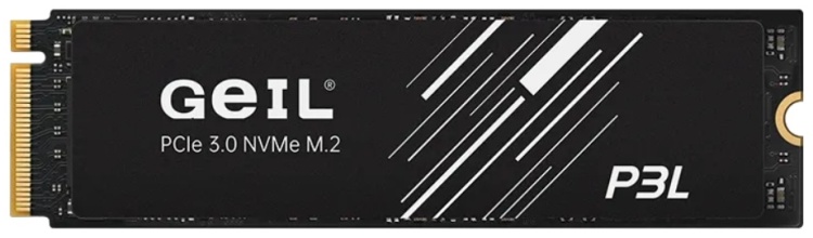71 M2 2000GB SSD GEIL P3L M.2 2280 PCIe Gen3x4 with NVMe 1.3, 3D NAND Flash, 3.3V, R3100MB/s, W1700MB/s P3LFD16I2TBA — изображение 1
