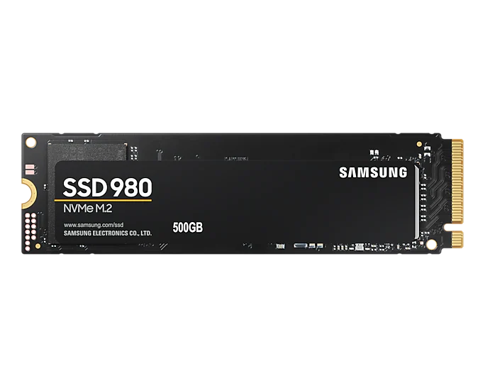 98 M2  500GB SSD Samsung 980 NVMe M.2 2280 R3100Mb/s W2600MB/s MZ-V8V500BW — изображение 1