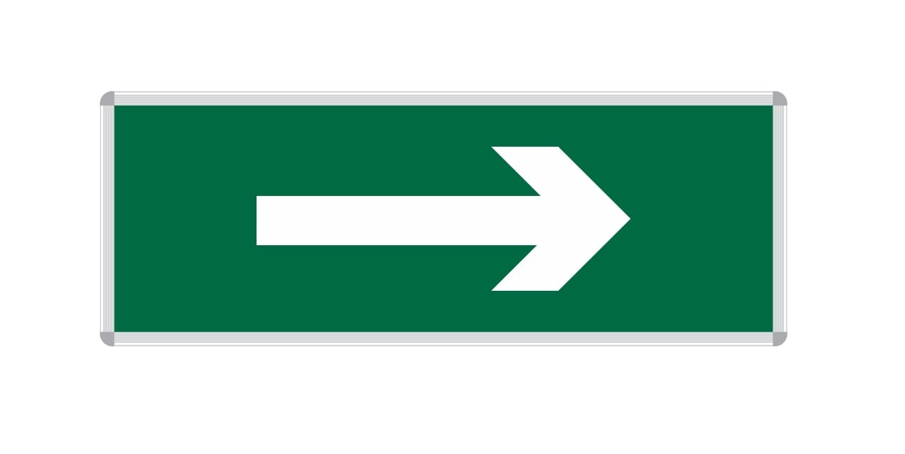 777 Пиктограммы / Наклейки к светильникам аварийного освещения — изображение 1