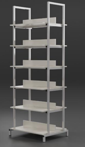 Стеллаж библиотечный односторонний - Алматы