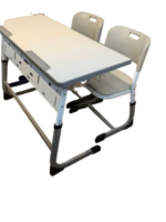 Парта 2-х местная со стульями, регулируемая — изображение 2