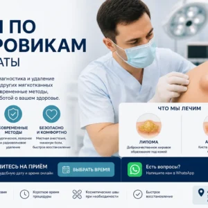 Врач по жировикам в Алматы